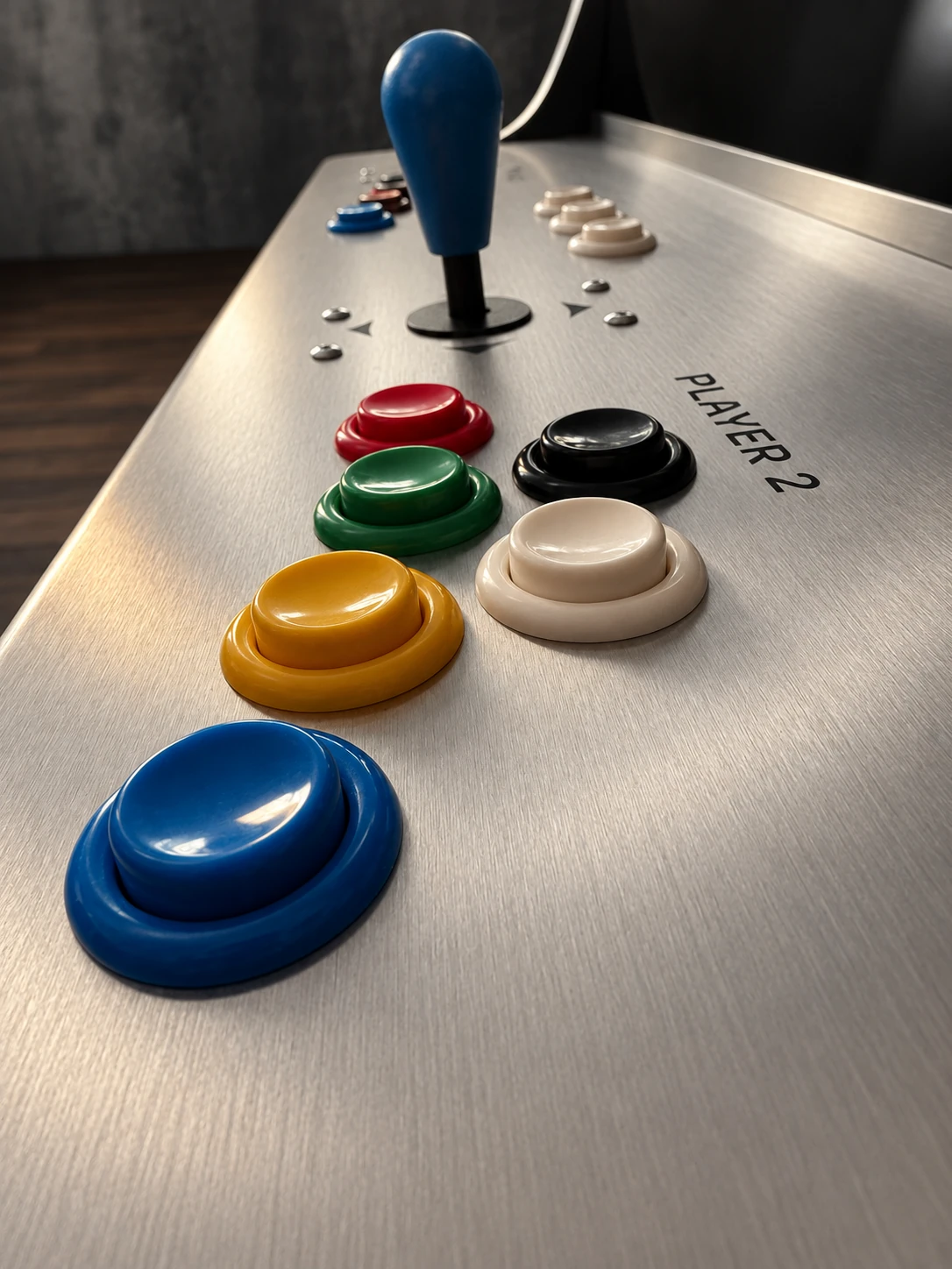 Novatron – Player-2-Bedienelemente mit sechs Tasten
