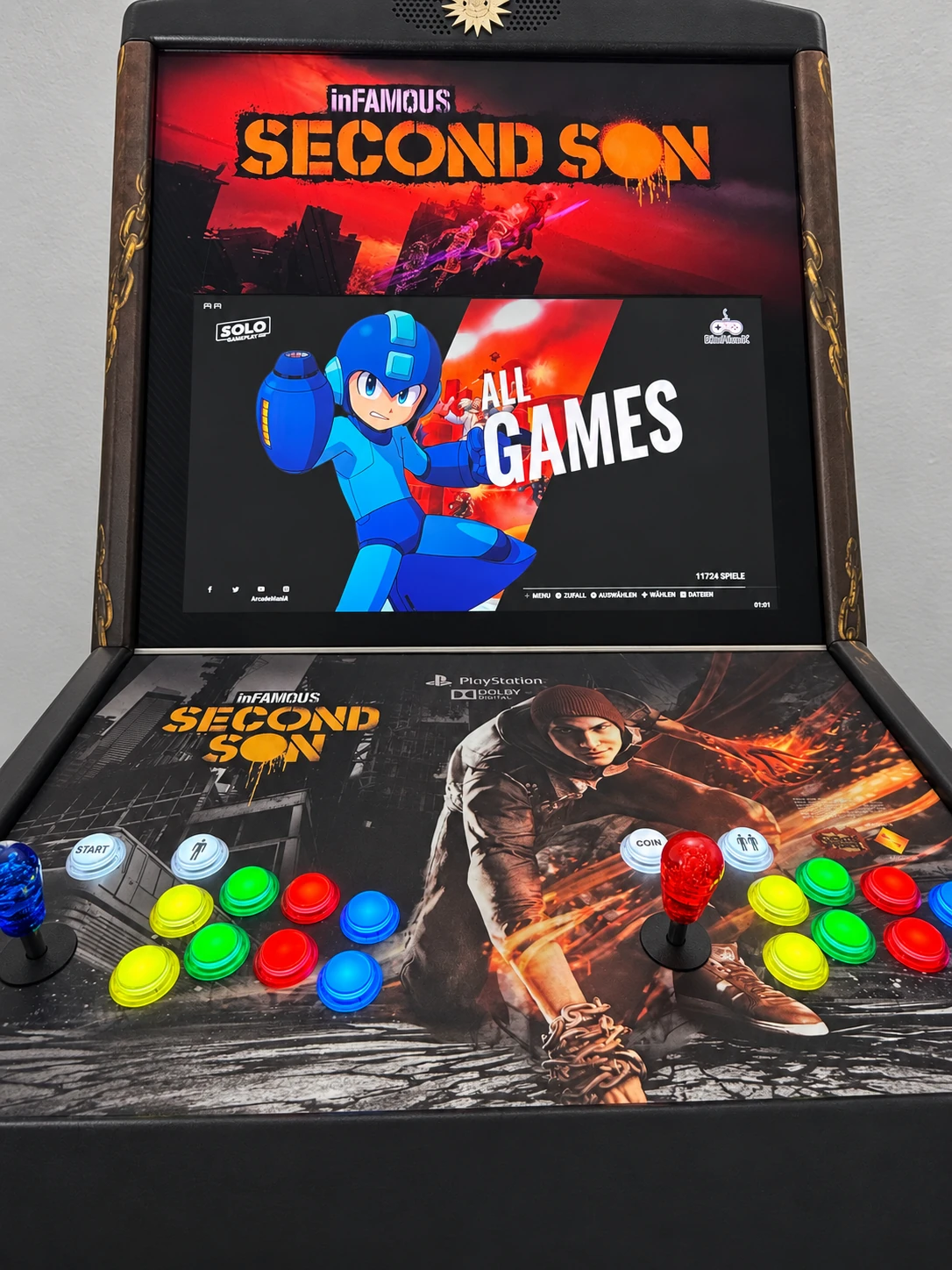 The Second Son – Bildschirm und Spielpanel
